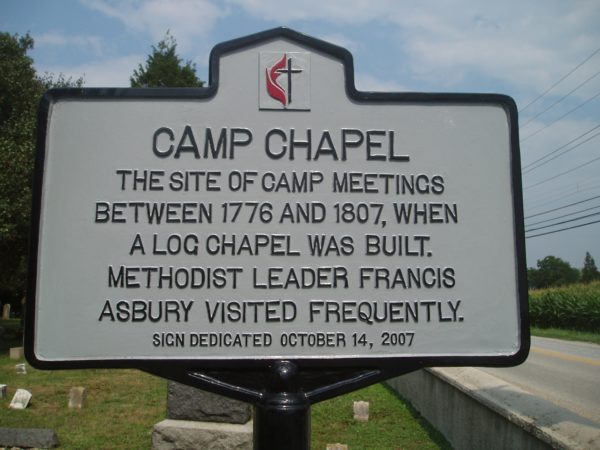 Camp Chapel Marker