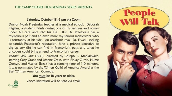 20251018 - People Will Talk Flyer