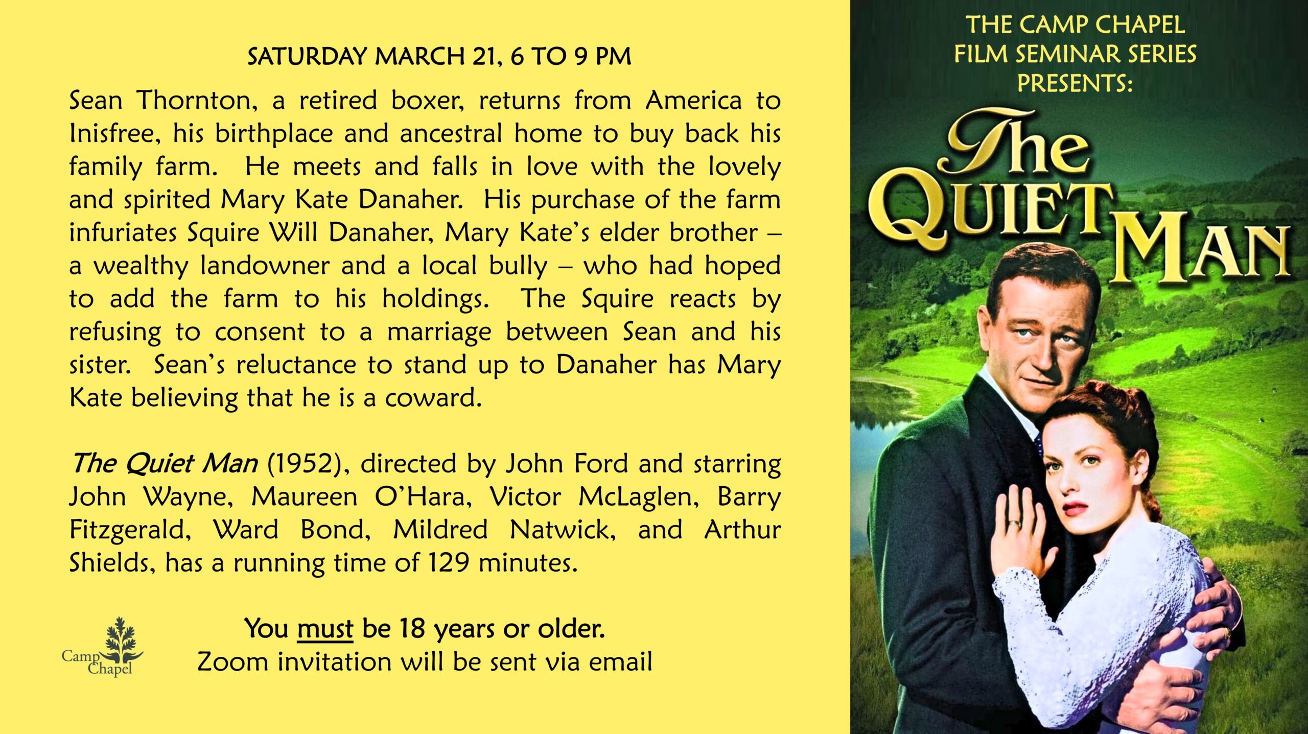 20260321 - Quiet Man Flyer