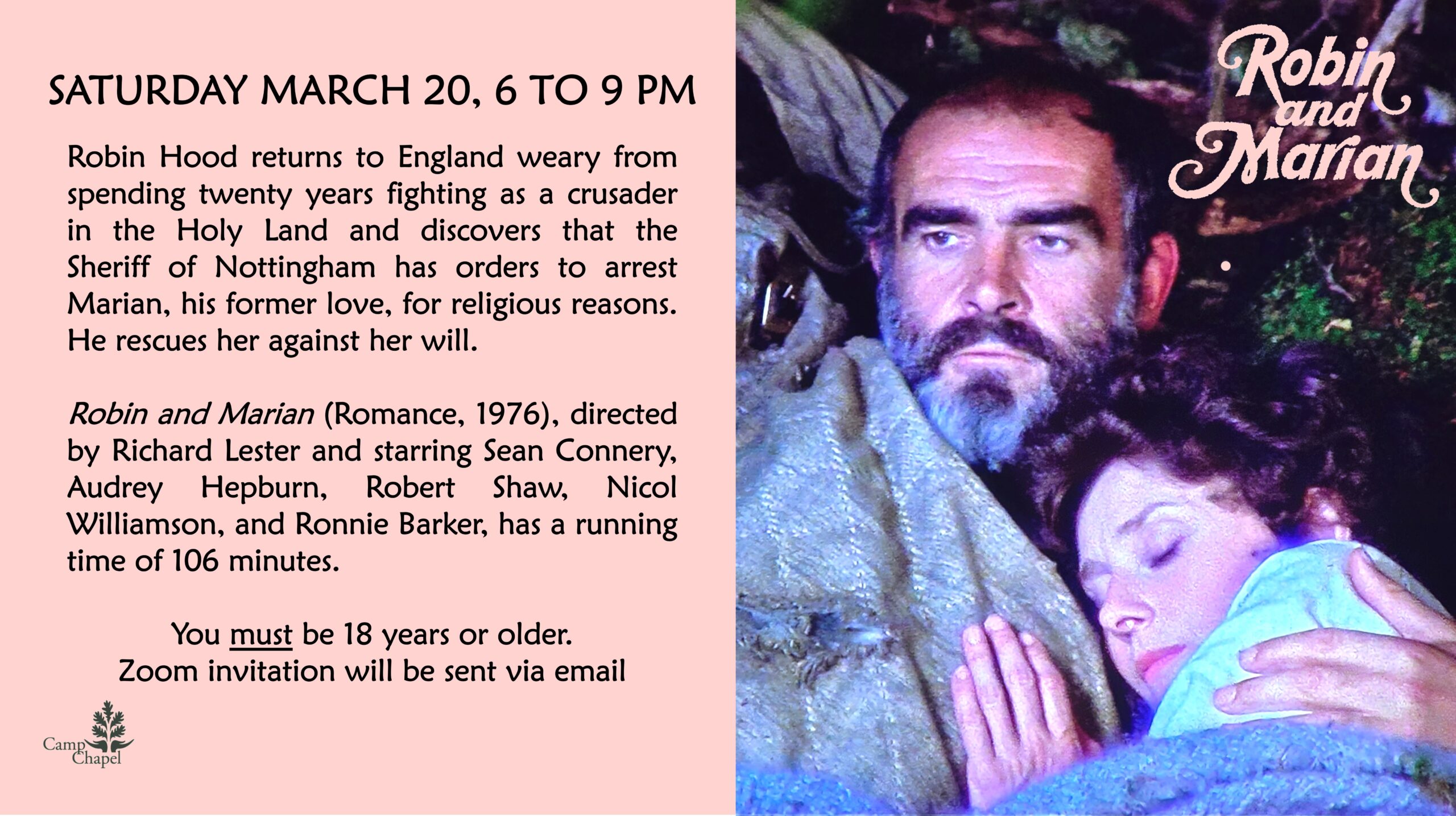 Robin & Marian Flyer